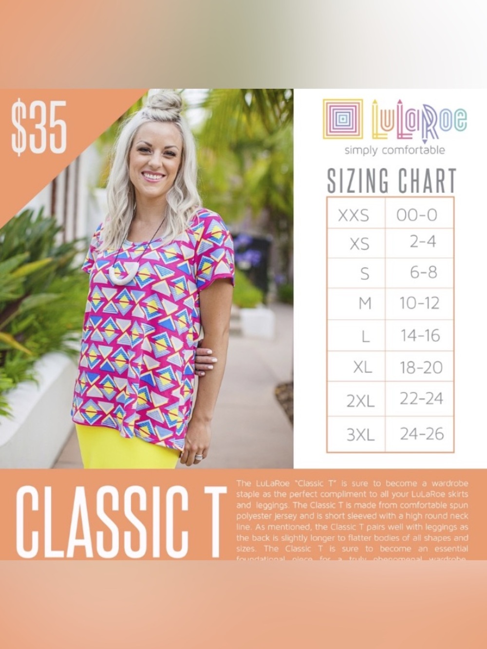 LuLaRoe Classic T Short Sleeve Top -